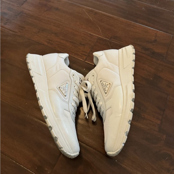 Prada prax 01 Re-Nylon and brushed leather sneakers Prada - Picture 4 of 8